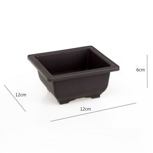 MP0Y Plastic Square Balcony Planter Plant Bowl Bonsai Succulent Basin Flower Pot