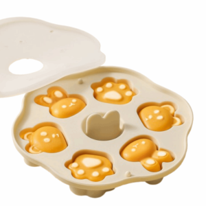 HJKL Creative Baby Food Steamed Cake Mold DIY 190ML Cartoon Baking Mold Multi-Purpose Reusable Silicone Cake Mold Kitchen Bakeware