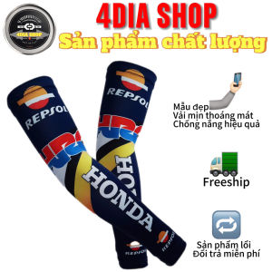 găng tay thời trang chóng nắng thun tăm lạnh nam và nữ in team xe HONDA