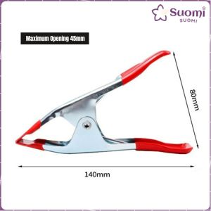 Suomi Metal Spring Clamp A-type Tent Clip Crafts Woodworking Backdrop Clips Home Improvement 1Pc
