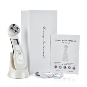 Romyse Facial Radiofrequency RF Lifting Machine  Red Light Therapy Spa Skin Care Wrinkle Removal Mesotherapy Face Massager