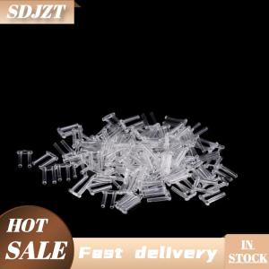 SDJZT 100pcs Rimless Glasses Double Rubber Plug Lock Bushings Eyeglasses Plastic Double Bushing Pins Repair Eyewear Accessories
