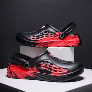 Dép xăng đan baotou dáng rộng thoáng khí chống trượt Giày đi biển Giày tổ ong cho nam kích thước lớn 40-45