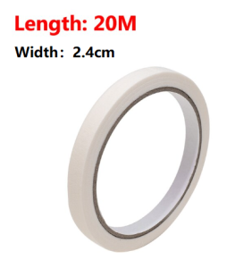 20m Masking Tape White Color Car Spraying Single Side Adhesive House Oil DIY Painting Sketch Wholesale School Stationery