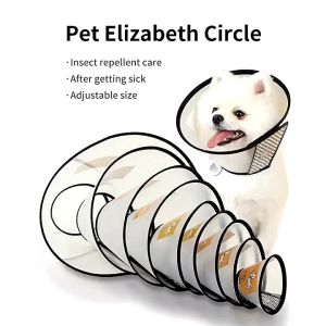 Adjustable Pet Elizabeth Cone E-Collar Dog cat Head Cover Anti Bite cone pet supplies COD