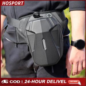 Motorcycle Drop Leg Side Bag Hard Shell Casual Waist Bag Expandable Waterproof Mobile Phone Purse Motorcycle Accessories
