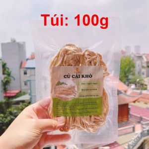 Củ cải khô củ cải sợi trắng không chất bảo quản không tẩy trắng túi 100G 200G 300G 500G 1KG