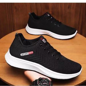 2026 Casual Running Sports Shoes For Men Canvas Mesh Sneakers Shoes For Men Korean School Rubber Shoes For Men