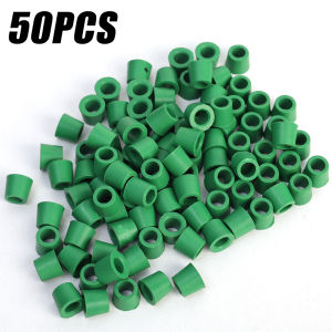50PCS Black/Green Air Conditioning 1/4 Charging Hose Manifold Repair Green Rubber O-Ring Gasket Seals Car Accessories