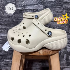 รองเท้าแตะ Crocs-Aura รองเท้าแตะสำหรับผู้หญิง size 36…40 สูง 5CM สินค้าพร้อมจัดส่ง