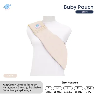 Elephas Baby Pouch Series - Gendongan bayi Instan dan Premium Untuk Bayi Newborn hingga Toddler