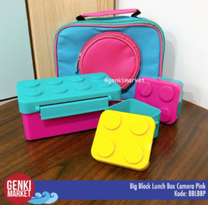 Big Block Lunch Box Set Kotak Makan Anak Kotak Bekal Makan Anak Genki Market