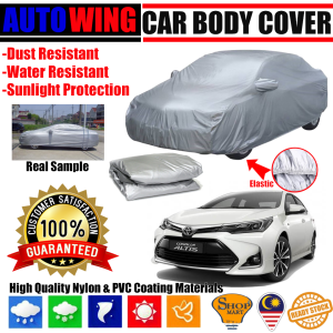 AutoWing Toyota Corolla Altis Full Car Body Cover Anti Scratch UV Sunlight Protection Window Cover Sunshade Sun Shade Kain Penutup Selimut Kereta