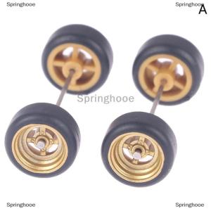 [COD] Springhooe 1 64 Wheels For Hotwheels with Rubber Tire Model Car Modified Parts Toys New
