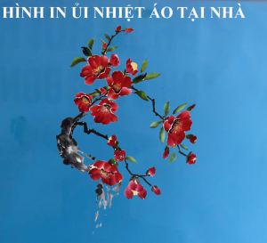 Hình ủi ép nhiệt-hình in áo HÌNH HOA ĐÀO-Khuyến mãi-ủi trực lên vảiáo bằng bàn ủibàn làhình in thiết kế rất đẹp-Gía khuyến mãi-OCEANCOLOR.CLO-LUCK