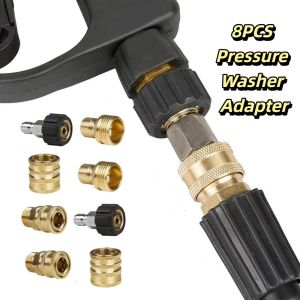 TUO29 Non-slip M22 Adapter High Pressure Female Swivel Quick Connect Kit Connect Kit Twist Connect Pressure Washer Adapter Pressure Washer