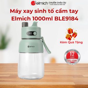 Máy xay sinh tố cầm tay Elmich 1000ml BLE9184 - Tiêu chuẩn châu âu
