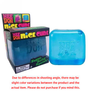 (SG Dliver)NeeDoh Nice Cube Squishy Fidget Toy Nice Ice Baby Sensory Stress Relief Squeeze Gift For Kids Adult Gifts Great For Stre