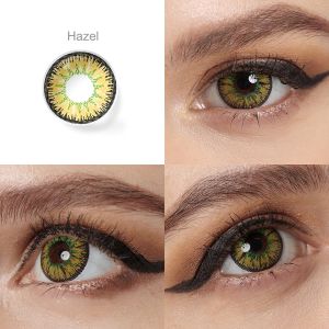 Magister Softlens Cosplay Kartun Anime Naruto Halloween Cosplay Softlen Lensa Kontak Putih/Merah/hitam14.50 MM