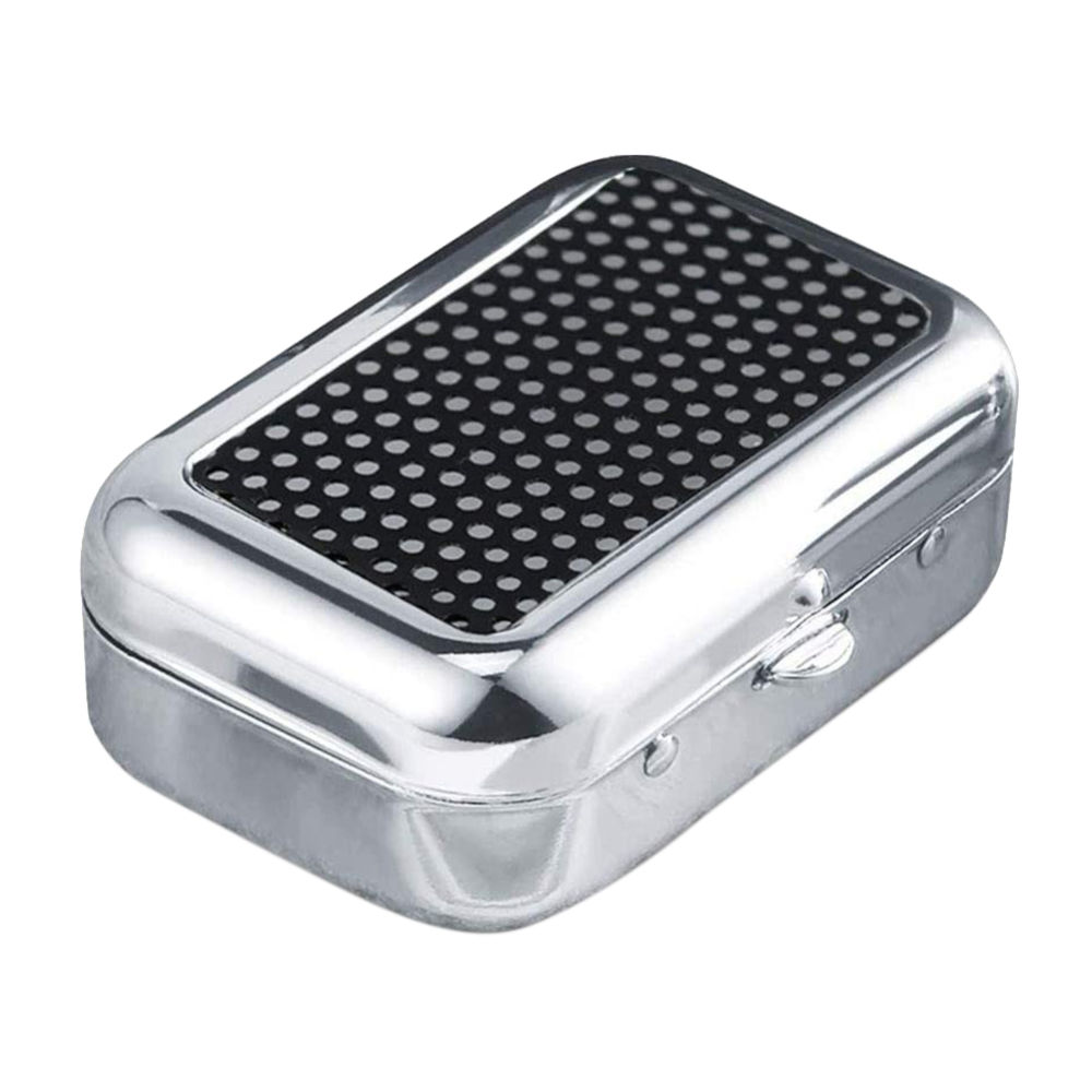 CRUITR Portable Stainless Steel Ashtray With Lid Mini Pocket Ash Container For Outdoor Travel Camping
_voghion.com