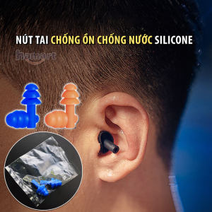 2 Nút Bịt Tai Chống Ồn Khi Ngủ Chống Nước Đi Bơi Hiệu Quả Tiện Lợi