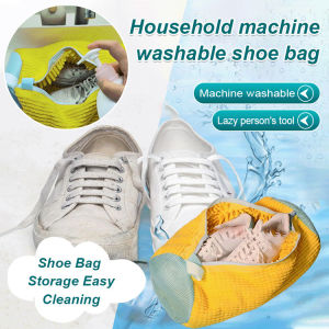 Shoe Bag Machine Wash Home Use/Lazy Man Quick Cleaning/Protect Shoes Surface/Time-Saving For Adults And Families