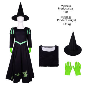 Cross-Border Wicked Halloween cosplay Character Cosplay Clothes Party Costumes Magic Bad Witch