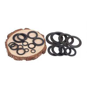 Black Carbon Steel Double Tooth Washers M3 M4 M5 M6 M8 M10 M12 M14 M16 M18 M20-M36 Anti-slip Lock Gasket Self-locking Prevent Loosening