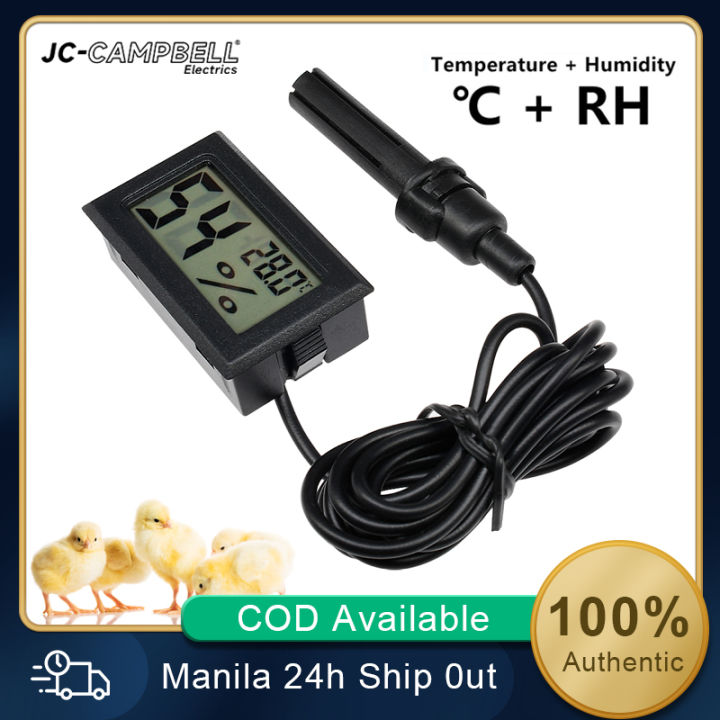 1/2/5Pcs LCD Digital Thermometer Temperature Hygrometer Humidity Meter