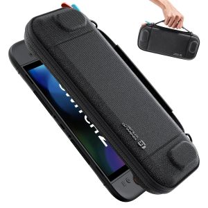 JSAUX Slim Carrying Case for Nintendo Switch 2 Protective Hard Shell 12 Game Card Slots Portable Travel Storage Case BG0133