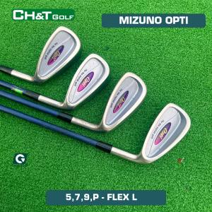 Bộ gậy golf sắt nữ Mizuno Opti 4 cây 579P Flex L nhập khẩu nhật