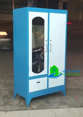 [HCM] Tủ quần áo sắt 1m8 nhiều màu