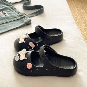 [Free Shipping] STOOSHE WomenS Thick-Soled Clogs 2026 Summer New Style Outdoor Wear Height-Increasing Closed-Toe Sandals EVA Beach Sandals For Women