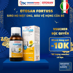 Siro Ho Cho Bé Otosan Fortuss Vị Mật Ong Ngọt - Giảm Ho Khan Đau Rát Khàn Tiếng Tan Đờm Chai 180g