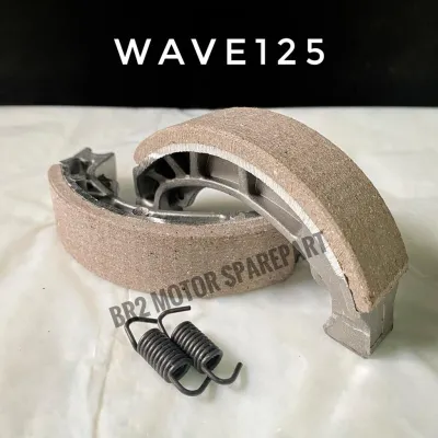 Honda EX5 Dream Wave100 Wave110 Wave125 Wave 100 110 125 100R CX DX Sport Bonus Brake Shoe + Spring Lining Brek Shoe