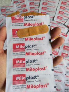 Băng cá nhân Miloplast băng keo gạc vết thương an toàn tiện dụng cho gia đình và các cơ sở y tế