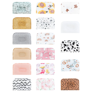 Cotton Mix Infant Cushion For Gentle Skin Heat Regulating Design Restful Machine Washable Pillow Head Support