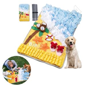 SP94 ของเล่นผ้า ฝึกIQ สำหรับสัตว์เลี้ยง ใช้จมูกดมหา ใช้เท้าเขี่ย ปรับความยากง่ายได้ด้วย แก้เบื่อให้หมาและแมว