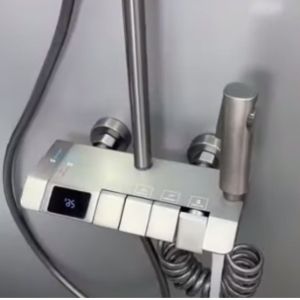 shower piano modern panel digital panas dingin terjangkau