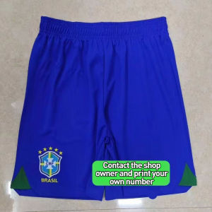 Brazilian national team jersey player edition Neymar printed signature short sleeve football shirt silicone badge armband fan commemorative gift