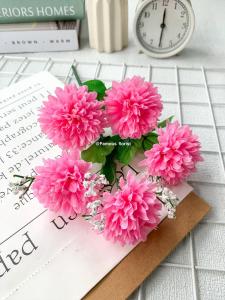 Bunga Ballmum FF X5 Artificial flower untuk dekorasi rumah dan pelaminan