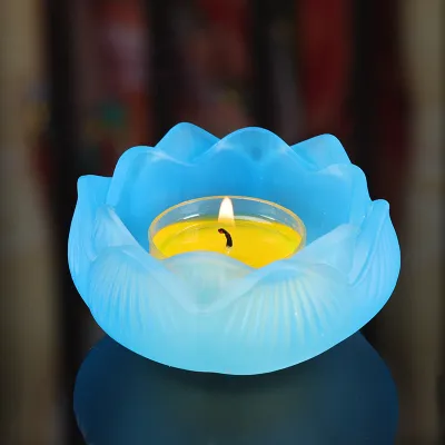 Đế đựng nến hoa sen chân nến bơ đế nến dâng Phật Bồ Tát - Đức Hiếu Shop