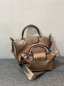 Tas wanita Top Handle Croco with sling