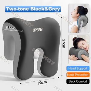Desk Nap Pillow Ergonomic Office Memory Foam Neck Support Portable Chair Headrest Travel/School