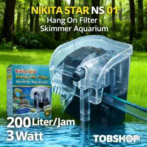 NIKITA STAR NS 01 - Hang On Filter Gantung Aquarium Aquascape NS01