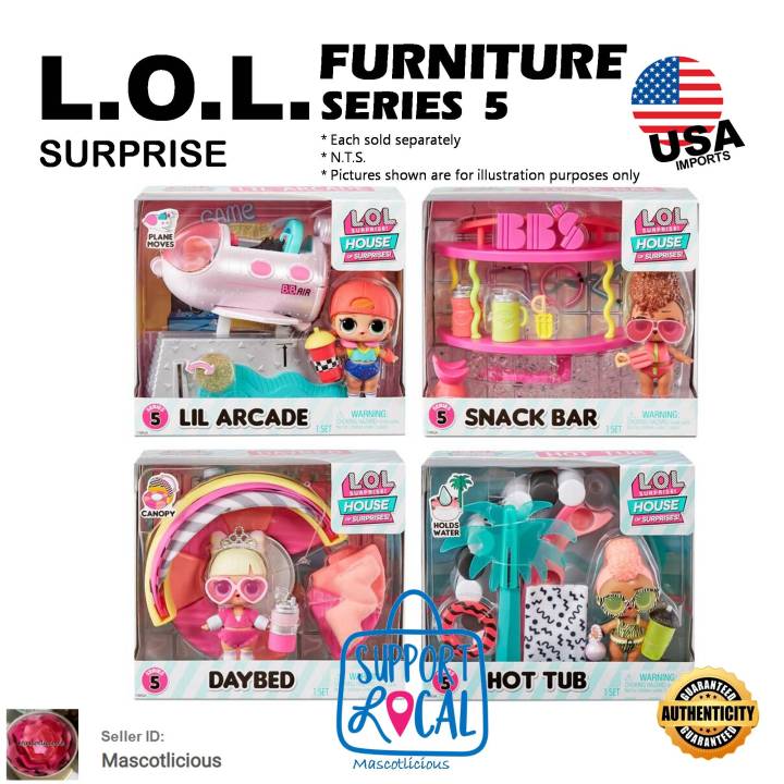 Surprise! LOL Surprise Furniture Playset With Surprises