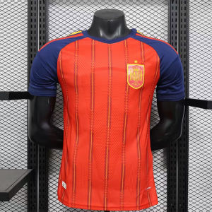 Player version 2026 World Cup Spain home jersey number 19 Yamal national team football jersey for men with printed number