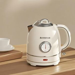 Retro style 1.5L capacity stainless steel electric kettle household kettle with built-in insulation Cerek elektrik retro 復古 電熱水壺