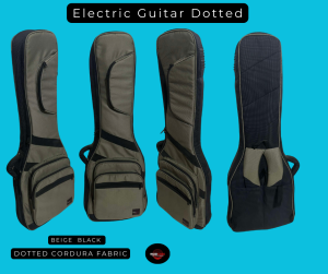 ELECTRIC GUITAR BAG CASE GIGBAG FULLY PADDED DOTTED CORDURA BACKPACK WATER REPELLENT NEW DESIGN