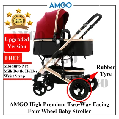 AMGO Luxury 3 in 1 Stroller Baby Car Seat Stroller For Kids